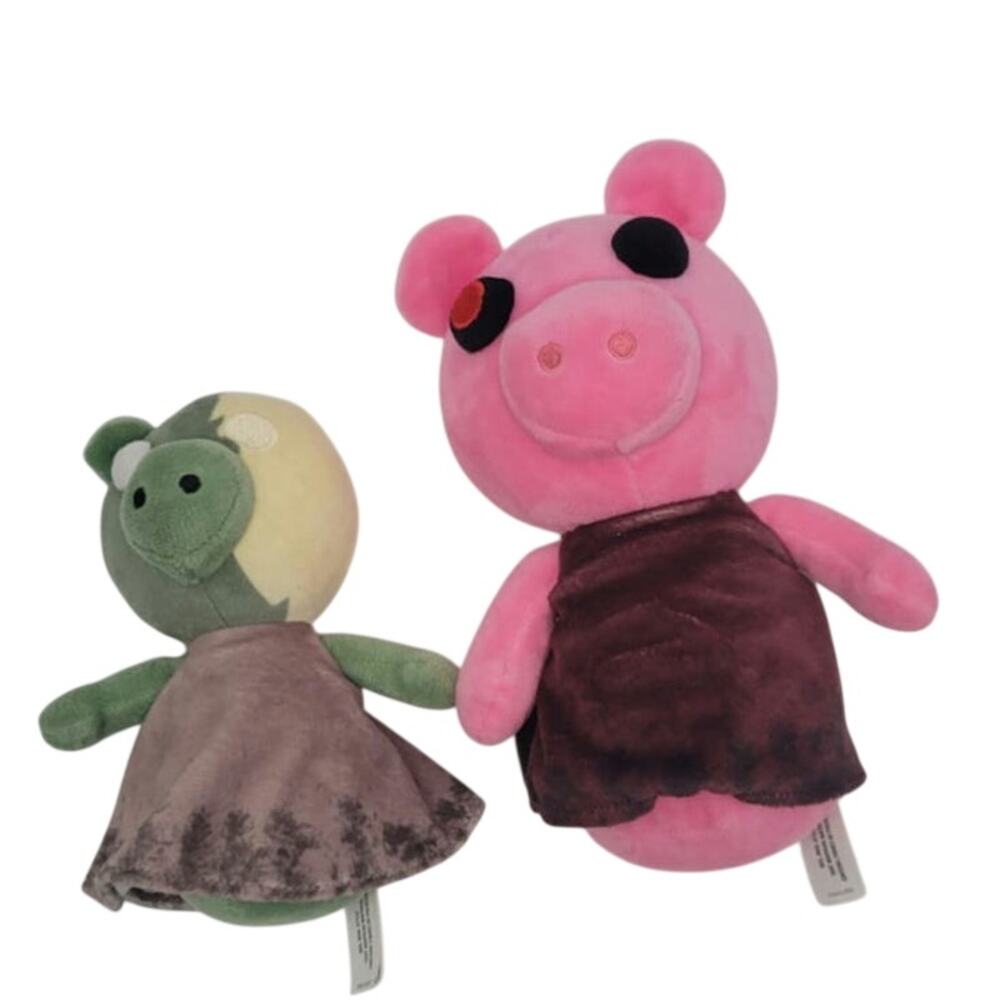 Roblox zombie piggy plush pink piggy plush